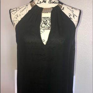 Guess Small Sleeveless Chiffon Top